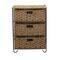 Household Essentials 3-Drawer Wicker Storage Unit